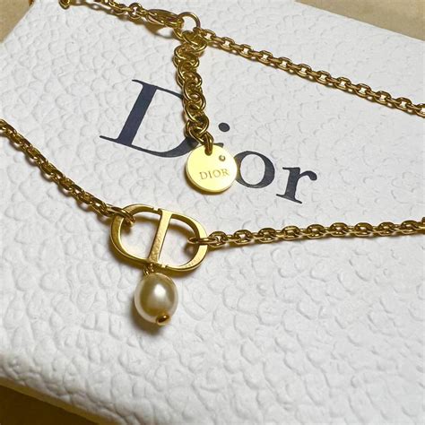 【楽天市場】DIOR PETIT CD ネックレス ピンクゴールドの通販